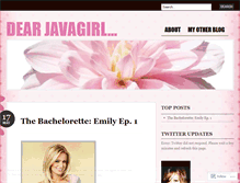 Tablet Screenshot of javagirlsgirltalk.wordpress.com