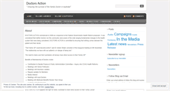 Desktop Screenshot of doctorsaction.wordpress.com