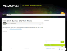 Tablet Screenshot of megastyles.wordpress.com