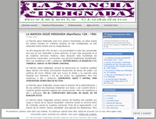 Tablet Screenshot of lamanchaindignada.wordpress.com