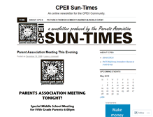 Tablet Screenshot of cpe2pasuntimes.wordpress.com