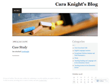 Tablet Screenshot of caraknight.wordpress.com