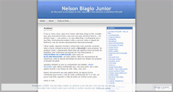 Desktop Screenshot of nelsonbiagiojr.wordpress.com