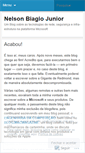 Mobile Screenshot of nelsonbiagiojr.wordpress.com