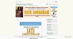 Desktop Screenshot of kembarawazif.wordpress.com