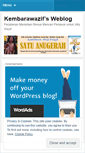 Mobile Screenshot of kembarawazif.wordpress.com