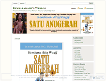 Tablet Screenshot of kembarawazif.wordpress.com