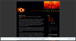 Desktop Screenshot of liveroots.wordpress.com