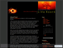 Tablet Screenshot of liveroots.wordpress.com