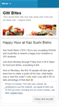 Mobile Screenshot of gwbites.wordpress.com