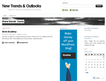 Tablet Screenshot of businessoutlooks.wordpress.com
