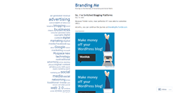 Desktop Screenshot of brandingme.wordpress.com