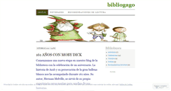 Desktop Screenshot of bibliogago.wordpress.com