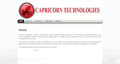 Desktop Screenshot of capricorntech.wordpress.com