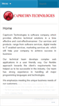 Mobile Screenshot of capricorntech.wordpress.com