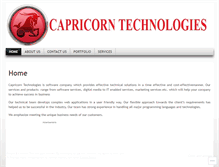 Tablet Screenshot of capricorntech.wordpress.com