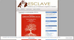 Desktop Screenshot of esclave.wordpress.com