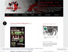 Tablet Screenshot of hiphopmalta.wordpress.com