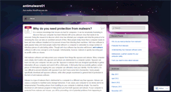 Desktop Screenshot of antimalware01.wordpress.com