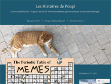 Tablet Screenshot of leshistoiresdepoupi.wordpress.com