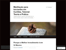 Tablet Screenshot of meditacaocuritiba.wordpress.com