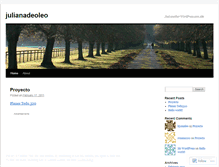 Tablet Screenshot of julianadeoleo.wordpress.com