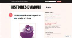 Desktop Screenshot of histoiresdamour.wordpress.com