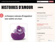 Tablet Screenshot of histoiresdamour.wordpress.com