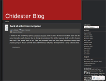 Tablet Screenshot of chidester.wordpress.com