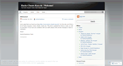 Desktop Screenshot of hackscheatskeys.wordpress.com