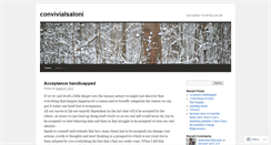 Desktop Screenshot of convivialsaloni.wordpress.com