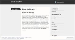 Desktop Screenshot of eteamz.bancdebinaryfraud.wordpress.com