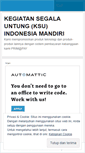 Mobile Screenshot of ksuindonesiamandiri.wordpress.com