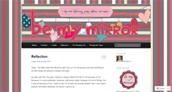 Desktop Screenshot of bemymirror.wordpress.com