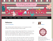 Tablet Screenshot of bemymirror.wordpress.com