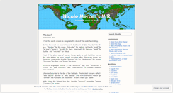 Desktop Screenshot of nicolemercer.wordpress.com