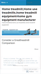 Mobile Screenshot of hometreadmill.wordpress.com