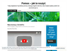 Tablet Screenshot of pomoce.wordpress.com