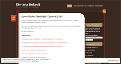 Desktop Screenshot of kiwianainked.wordpress.com