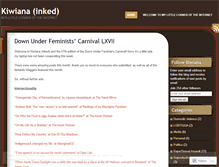 Tablet Screenshot of kiwianainked.wordpress.com