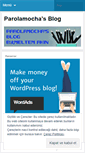 Mobile Screenshot of parolamoca.wordpress.com