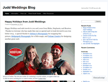 Tablet Screenshot of juddweddings.wordpress.com