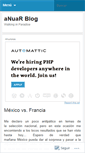 Mobile Screenshot of anuarmx.wordpress.com