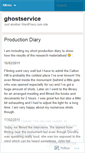 Mobile Screenshot of ghostservice.wordpress.com