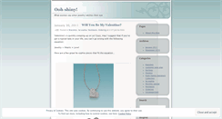 Desktop Screenshot of oohshinyjewelry.wordpress.com