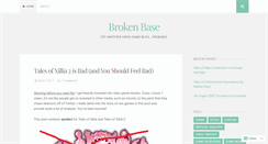 Desktop Screenshot of brokenbase.wordpress.com