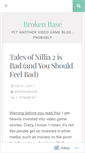 Mobile Screenshot of brokenbase.wordpress.com