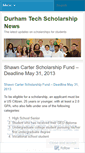 Mobile Screenshot of dtccscholarships.wordpress.com