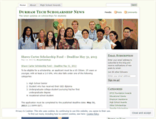 Tablet Screenshot of dtccscholarships.wordpress.com
