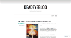 Desktop Screenshot of deadeyeblog.wordpress.com
